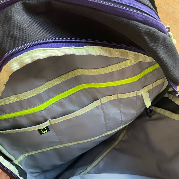 Adidas Ultra Ride Backpack in Black w/ Purple - Picture 5 of 6